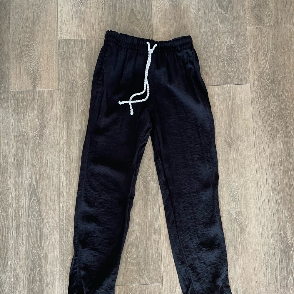 H&M Black Straight Leg Pants